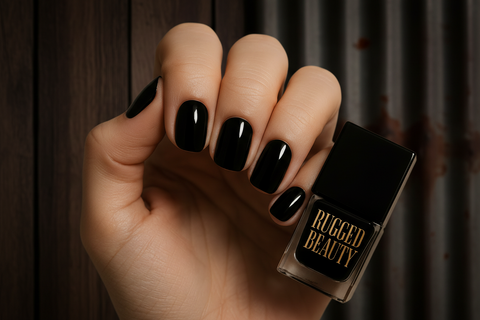 Rugged Beauty Asphalt Black Nail Polish