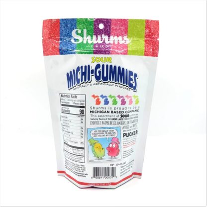 Sour MichiGummies – 8oz. Resealable Pouch By Shurms