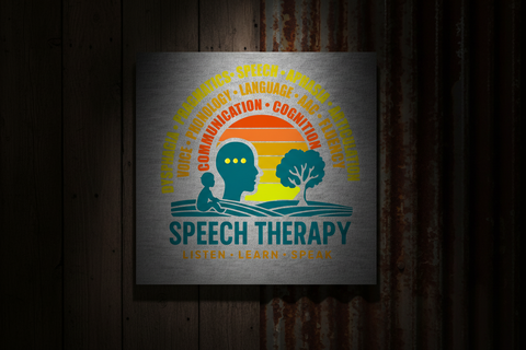 Speech Therapy Graphic T-Shirt – Heather Grey