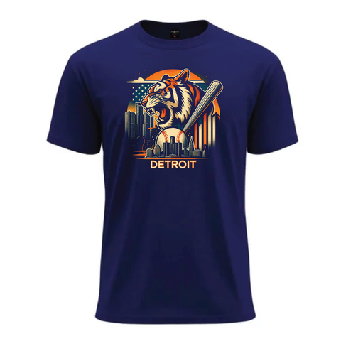 Roaring Tiger Detroit Skyline Tee