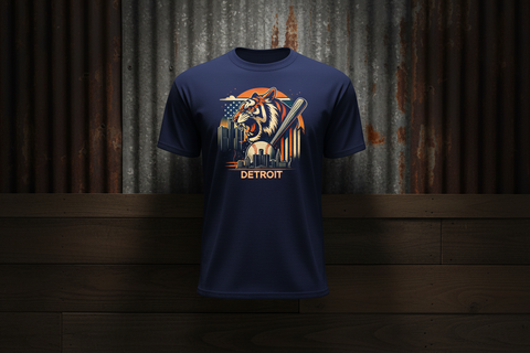 Roaring Tiger Detroit Skyline Tee