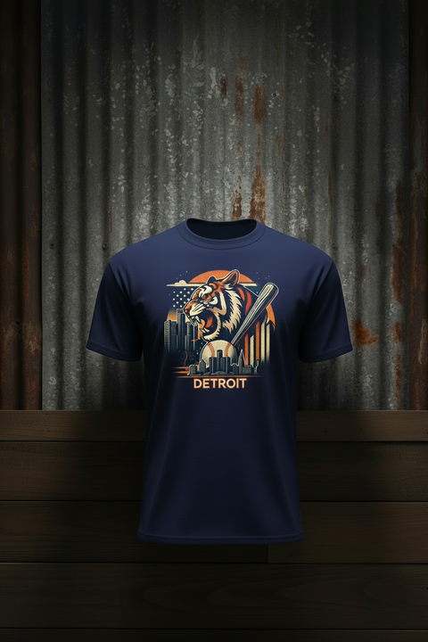 Roaring Tiger Detroit Skyline Tee