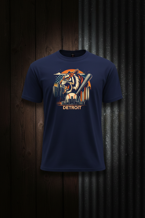 Roaring Tiger Detroit Skyline Tee