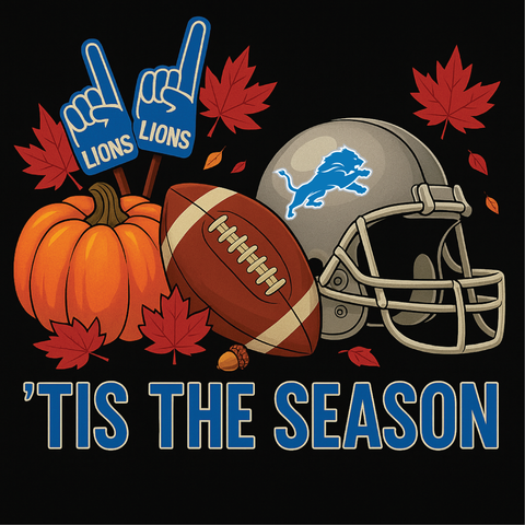 Lions Football Season Crewneck Sweatshirt