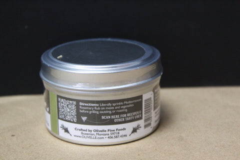 Olivelle Mediterranean Rosemary Rub and Seasoning