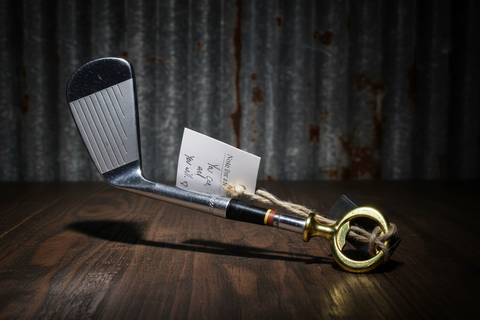 Millertime Tools Golden Ring Iron Golf Club Bottle Opener