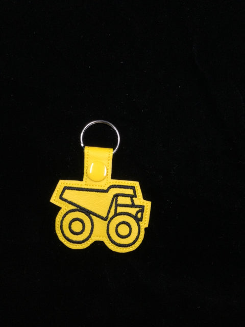 Dump Truck Key Chain by Stitching Critters