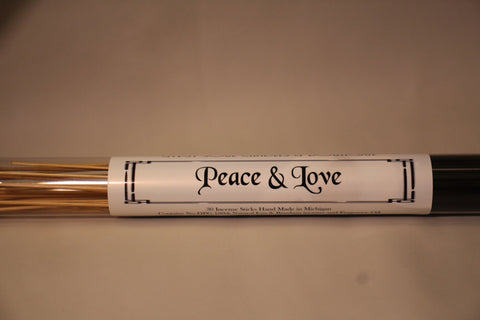 Peace & Love – Handcrafted Incense Sticks