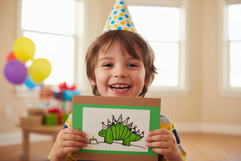 Green Dino by Cards For A Cause