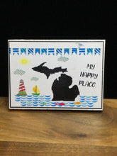 Load image into Gallery viewer, My Happy Place Wood Sign 6&quot; x 4&quot; by Ravaged Barn
