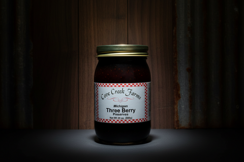 Michigan Three Berry Preserves by Cove Creek Farms