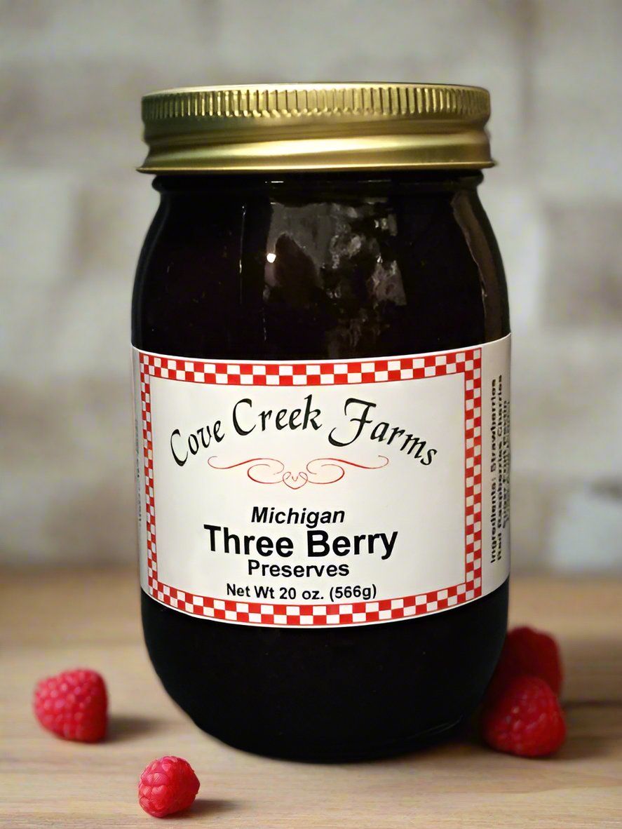 Michigan Three Berry Preserves by Cove Creek Farms