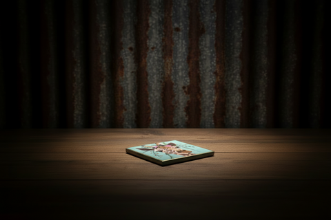 Floral Crown Giraffe Tile Art