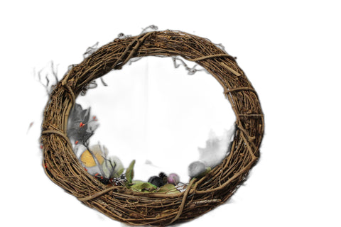 Spooky Greeting Halloween Wreath