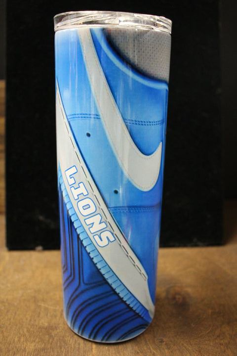 Detroit Lions Cleat 20 Oz Stainless Steel Tumbler