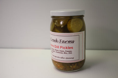 Habanero Dill Pickles by Cove Creek Farms