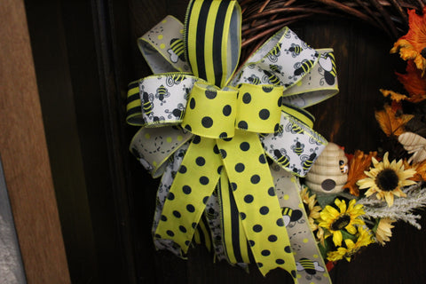 Red Brick Wreaths Bee Happy Fall Wreath