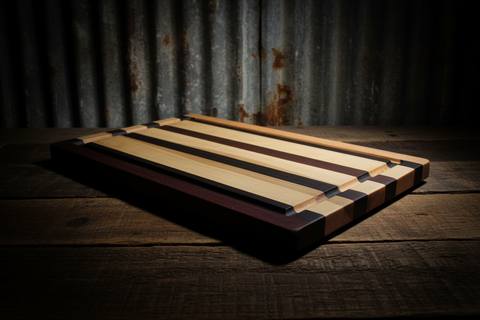 Mike Powers Multitone Wood Cutting Board 20x12
