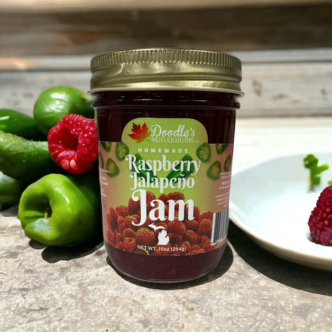 Jalepno Raspberry Jam Label Raspberry Jalapeno Jam – Armade in MI