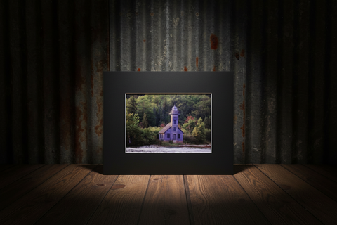 Genna Card Grand Island East Channel Lighthouse Print