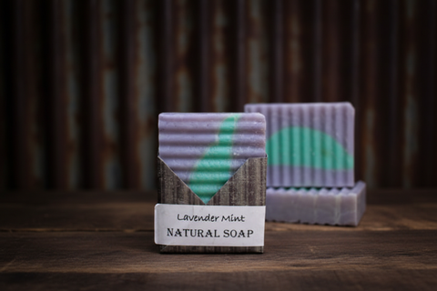 Natural Handmade Lavender Mint Soap by Joellen Clark