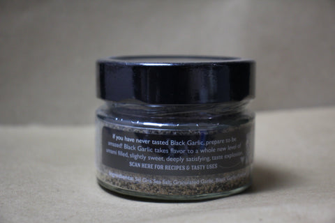 Black Garlic Infused Sea Salt by Olivelle