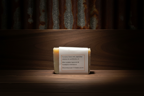 Spearmint Eucalyptus Goat Milk Soap by Nellie's Natural Soap
