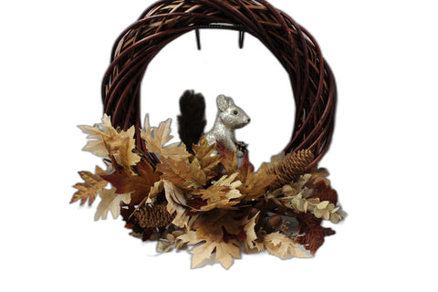 Charming Yet "Nutty" Fall Wreath