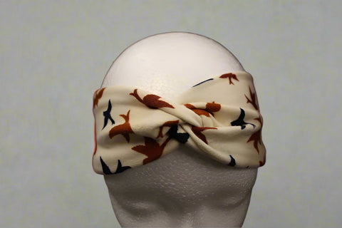 Birds Soft Stretch Twist Headband - Toddler