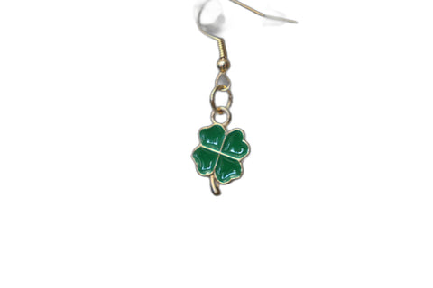 Lucky Clover Charm Earrings