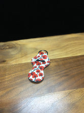 Load image into Gallery viewer, Red floral Lip Balm Holder by Almosta Bee Farm
