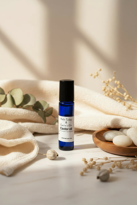 Hello Tallow and Cecilia’s Oils Castor Oil Roller
