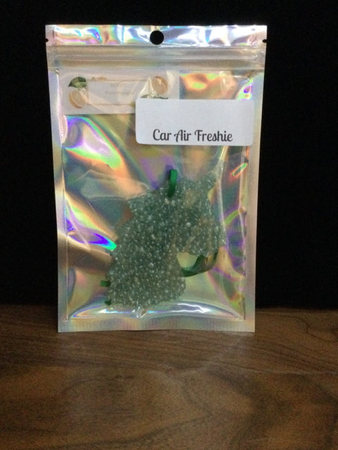 Car Freshie Unicorn Shaped PINE BOUGHS by Pirate Booty and Crystal Treasures