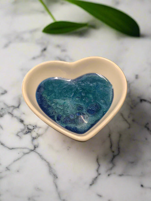 Beach Lovers Heart Ring Dish by Ravaged Barn