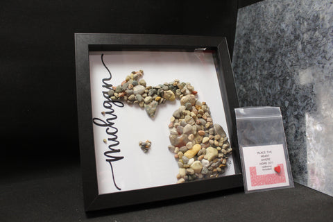 Michigan Art By Amy Shadow Box