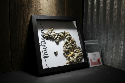 Michigan Art By Amy Shadow Box