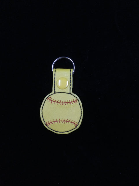 Tennis Ball Key Chain by Stitching Critters