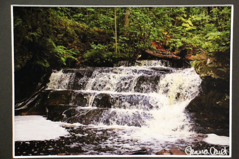 Genna Card Upper Hungarian Falls Nature Print