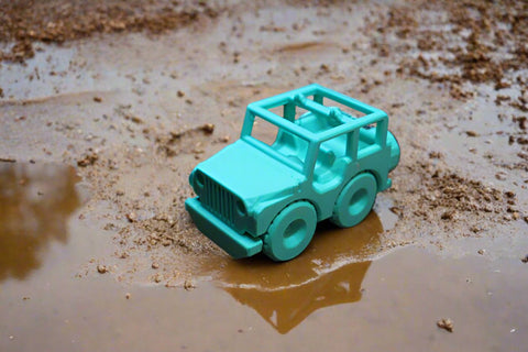 3-D Printed in PLace Teal Offroad Vehicle by AMLinspirations Toys