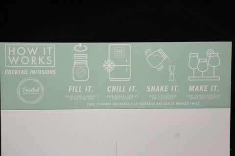 Twisted Craft Cocktails Hot Toddy Infusion Jar