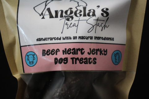 Beef Heart Jerky Treats-Angela's treat stash