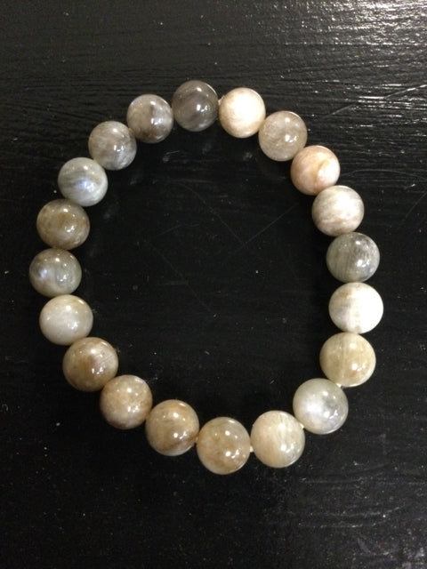 Black Moonstone Bracelet by Pirate Booty and Crystal Treasures