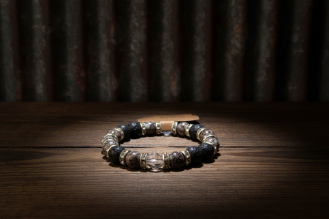 Gray Stone Small Wrist Diffuser Bracelet
