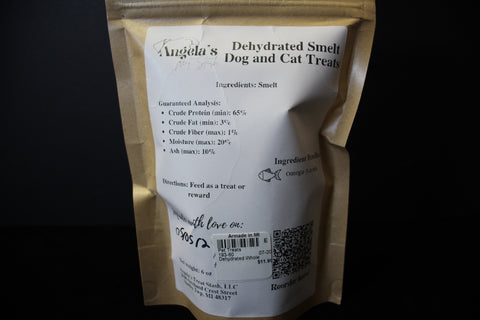 Dehydrated Whole Sardine Dog & cat Treats by Angela's Treat Stash