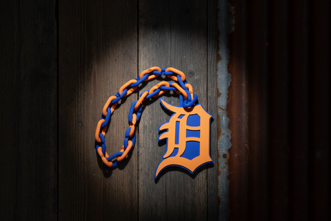 Orange Detroit D Chain Size 20 Inch Harding Made