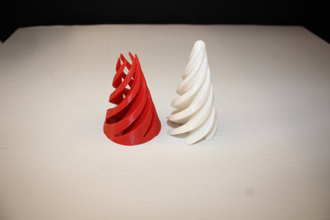 Peppermint Twist Spiral Fidget Cone – Holiday Edition