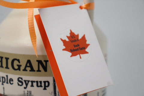 32 fl. Ounces US Grade A Pure Michigan Dark Robust Taste Maple Syrup