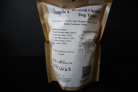 Broccoli Cheddar dog treats-Angela's treat stash