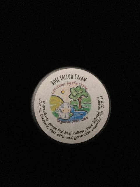 Rose Tallow Cream, 1/2oz by Creations by the Creek