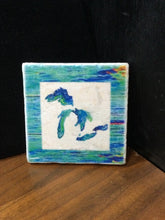 Load image into Gallery viewer, MI Watercolor Coaster by Ravaged Barn
